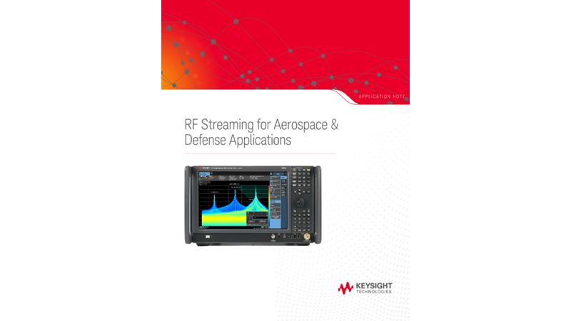 RF Streaming for Aerospace & Defense Applications